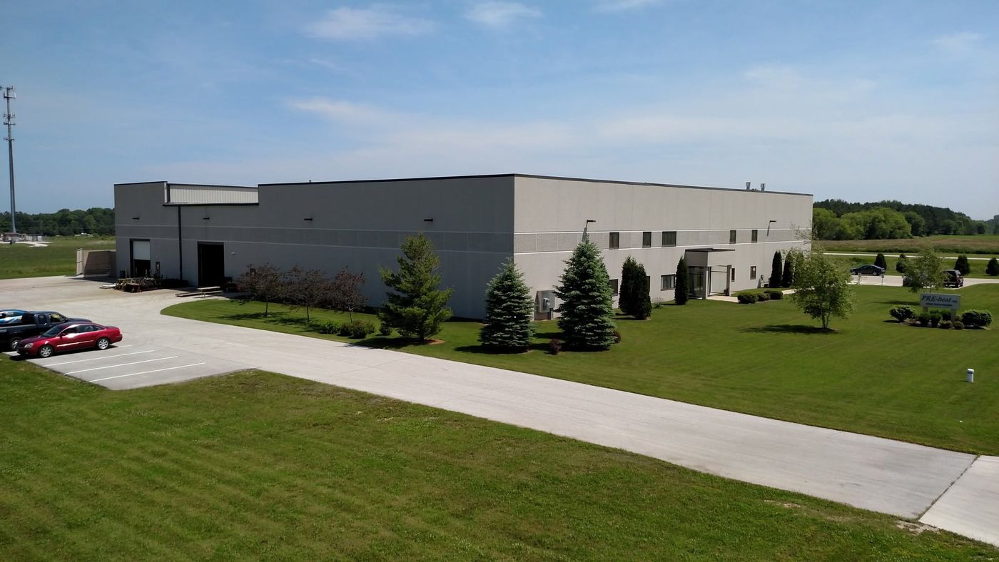 ZILONIS PRE-heat manufacturing facility in Oostburg, Wisconsin